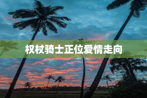 权杖骑士正位爱情走向