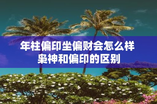 年柱偏印坐偏财会怎么样 枭神和偏印的区别