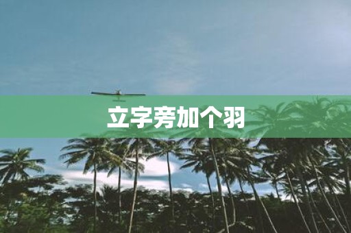 立字旁加个羽