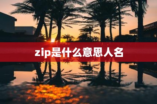 zip是什么意思人名