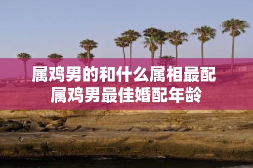 属鸡男的和什么属相最配 属鸡男最佳婚配年龄
