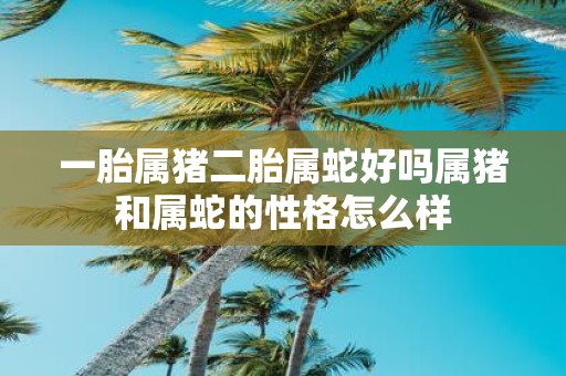 一胎属猪二胎属蛇好吗属猪和属蛇的性格怎么样