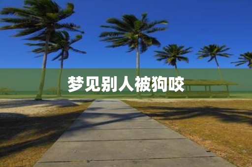 梦见别人被狗咬