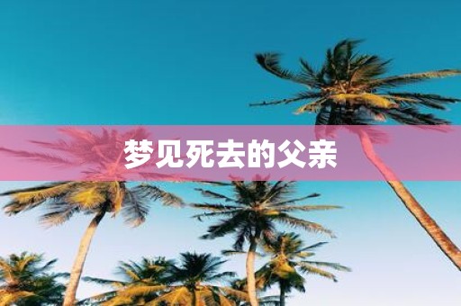 梦见死去的父亲