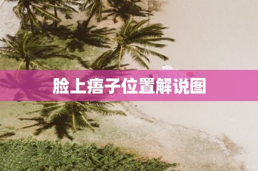 脸上痦子位置解说图