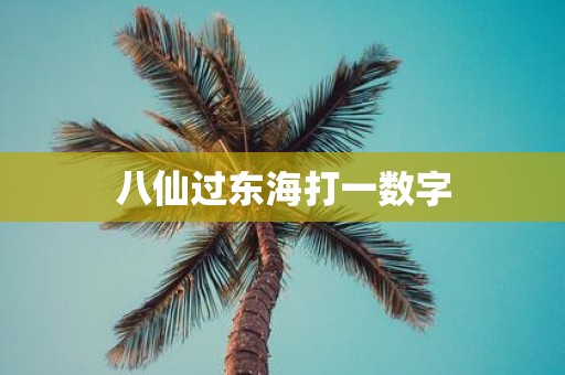 八仙过东海打一数字