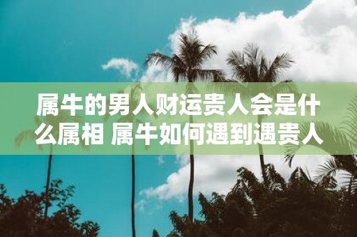属牛的男人财运贵人会是什么属相 属牛如何遇到遇贵人