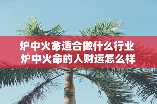 炉中火命适合做什么行业 炉中火命的人财运怎么样