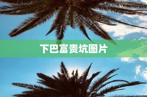 下巴富贵坑图片