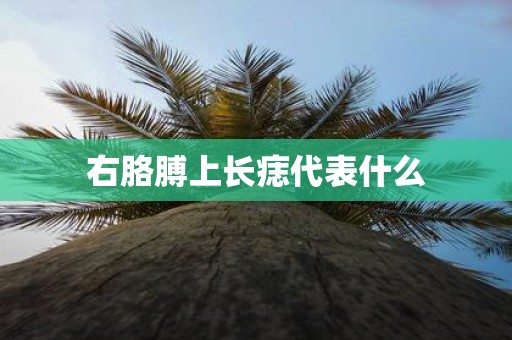 右胳膊上长痣代表什么