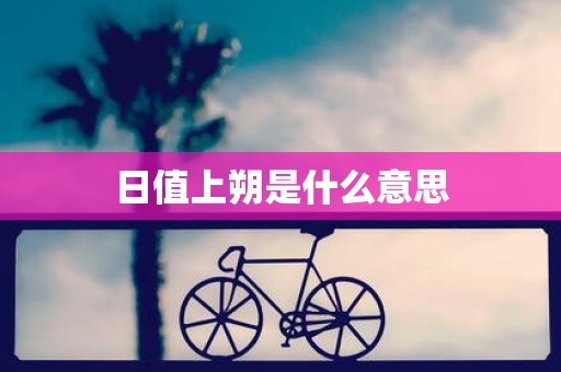 日值上朔是什么意思