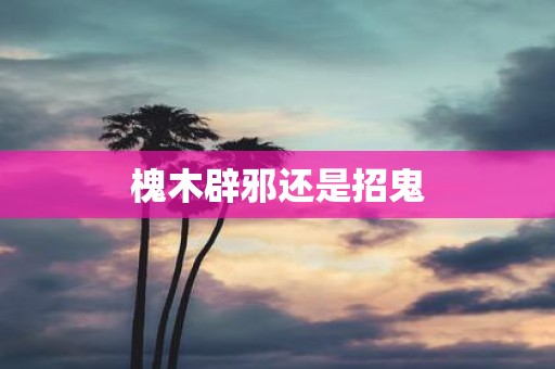 槐木辟邪还是招鬼