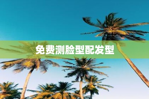 免费测脸型配发型