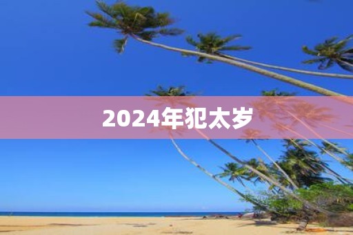 2025年犯太岁