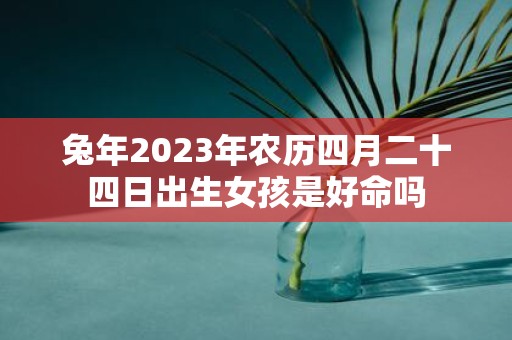 蛇年2025年农历四月二十四日出生女孩是好命吗