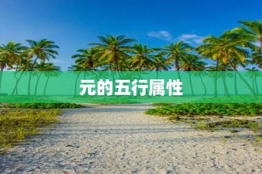 元的五行属性