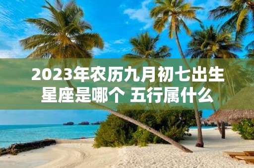 2025年农历九月初七出生星座是哪个 五行属什么