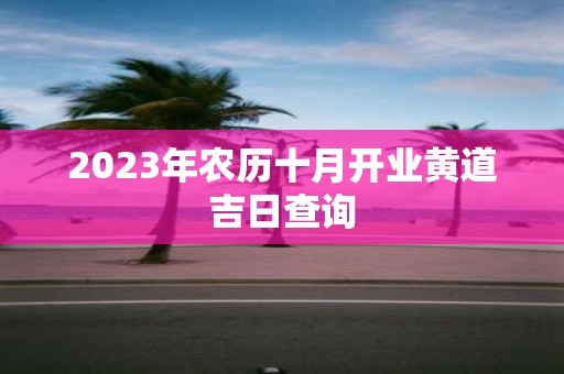 2025年农历十月开业黄道吉日查询