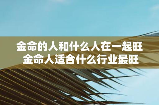 金命的人和什么人在一起旺 金命人适合什么行业最旺财