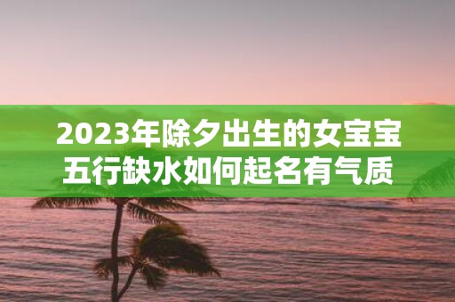 2025年除夕出生的女宝宝五行缺水如何起名有气质