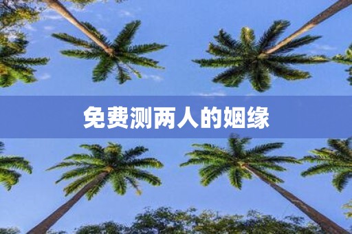 免费测两人的姻缘