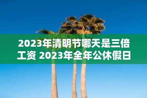 2025年清明节哪天是三倍工资 2025年全年公休假日历表