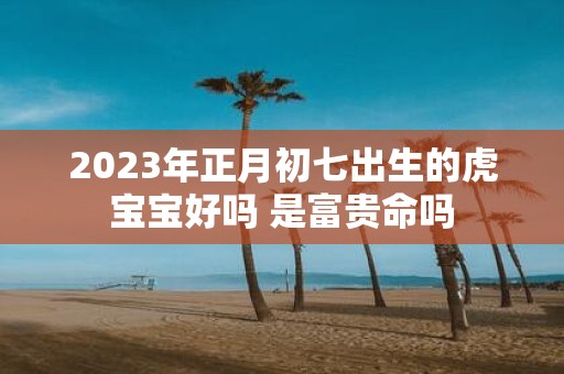 2025年正月初七出生的虎宝宝好吗 是富贵命吗