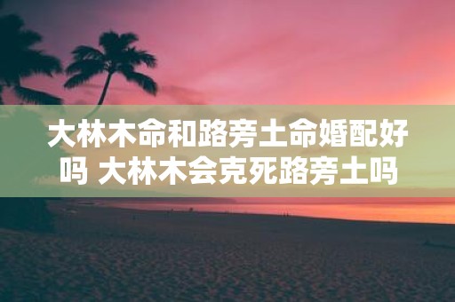 大林木命和路旁土命婚配好吗 大林木会克死路旁土吗