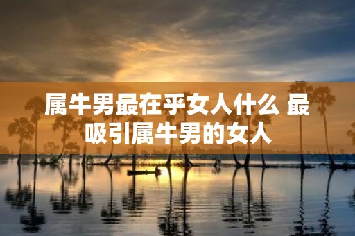 属牛男最在乎女人什么 最吸引属牛男的女人