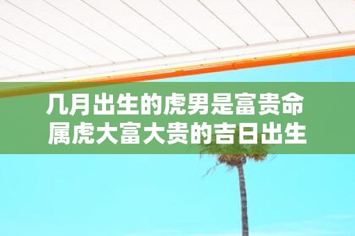 几月出生的虎男是富贵命 属虎大富大贵的吉日出生