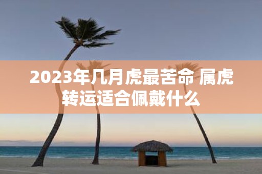 2025年几月虎最苦命 属虎转运适合佩戴什么