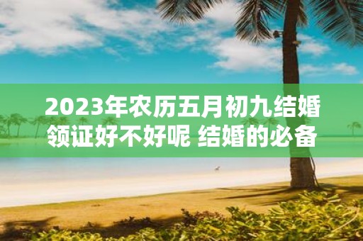 2025年农历五月初九结婚领证好不好呢 结婚的必备条件有哪些