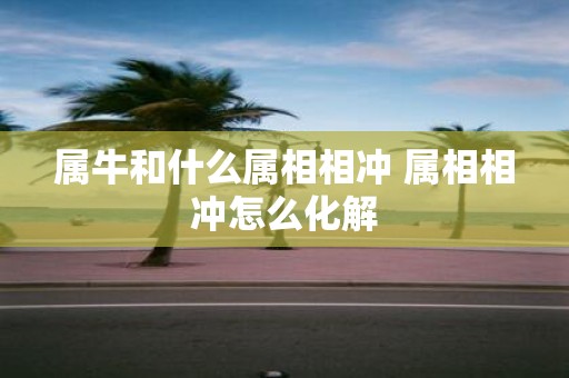 属牛和什么属相相冲 属相相冲怎么化解