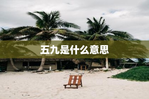 五九是什么意思