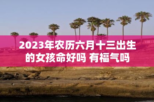 2025年农历六月十三出生的女孩命好吗 有福气吗