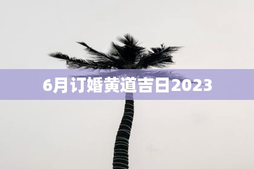 6月订婚黄道吉日2025
