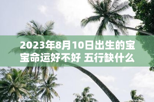 2025年8月10日出生的宝宝命运好不好 五行缺什么