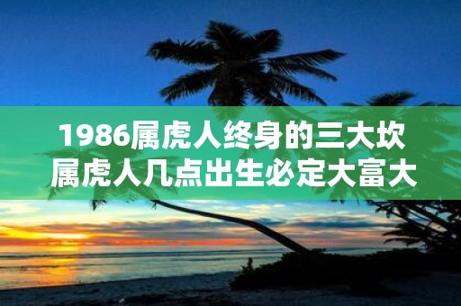 1986属虎人终身的三大坎 属虎人几点出生必定大富大贵