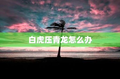 白虎压青龙怎么办