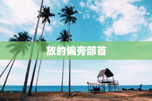 放的偏旁部首