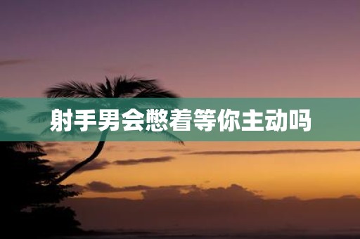 射手男会憋着等你主动吗