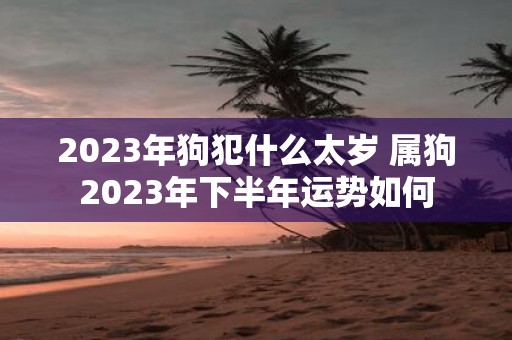 2025年狗犯什么太岁 属狗2025年下半年运势如何