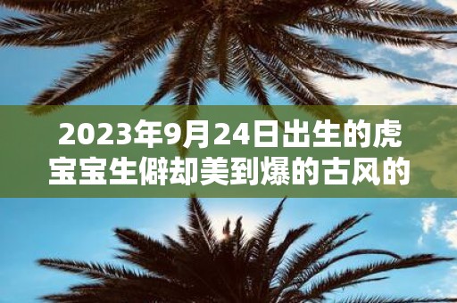 2025年9月24日出生的虎宝宝生僻却美到爆的古风的起名有哪些