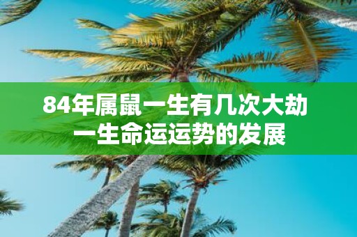 84年属鼠一生有几次大劫 一生命运运势的发展