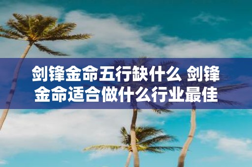 剑锋金命五行缺什么 剑锋金命适合做什么行业最佳