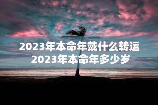 2025年本命年戴什么转运 2025年本命年多少岁