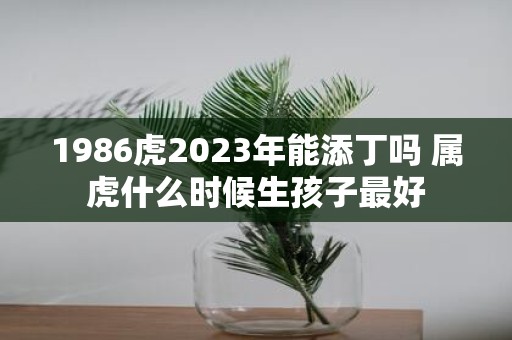 1986虎2025年能添丁吗 属虎什么时候生孩子最好