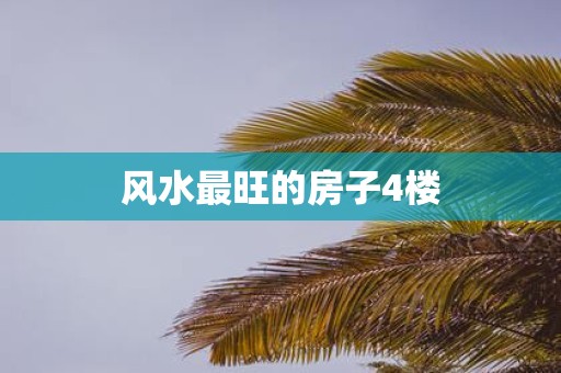风水最旺的房子4楼