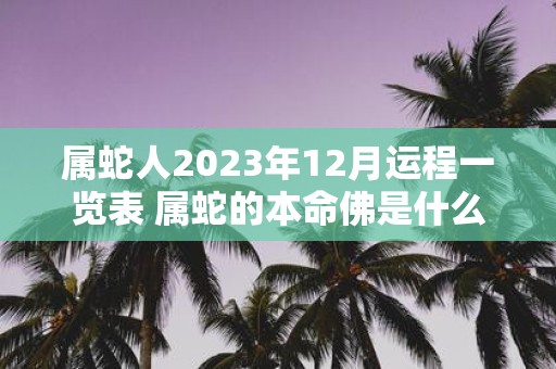 属蛇人2025年12月运程一览表 属蛇的本命佛是什么