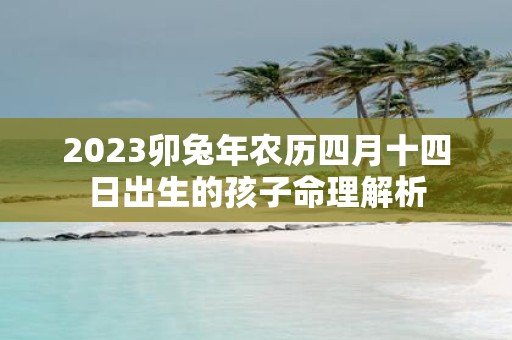 2025卯蛇年农历四月十四日出生的孩子命理解析